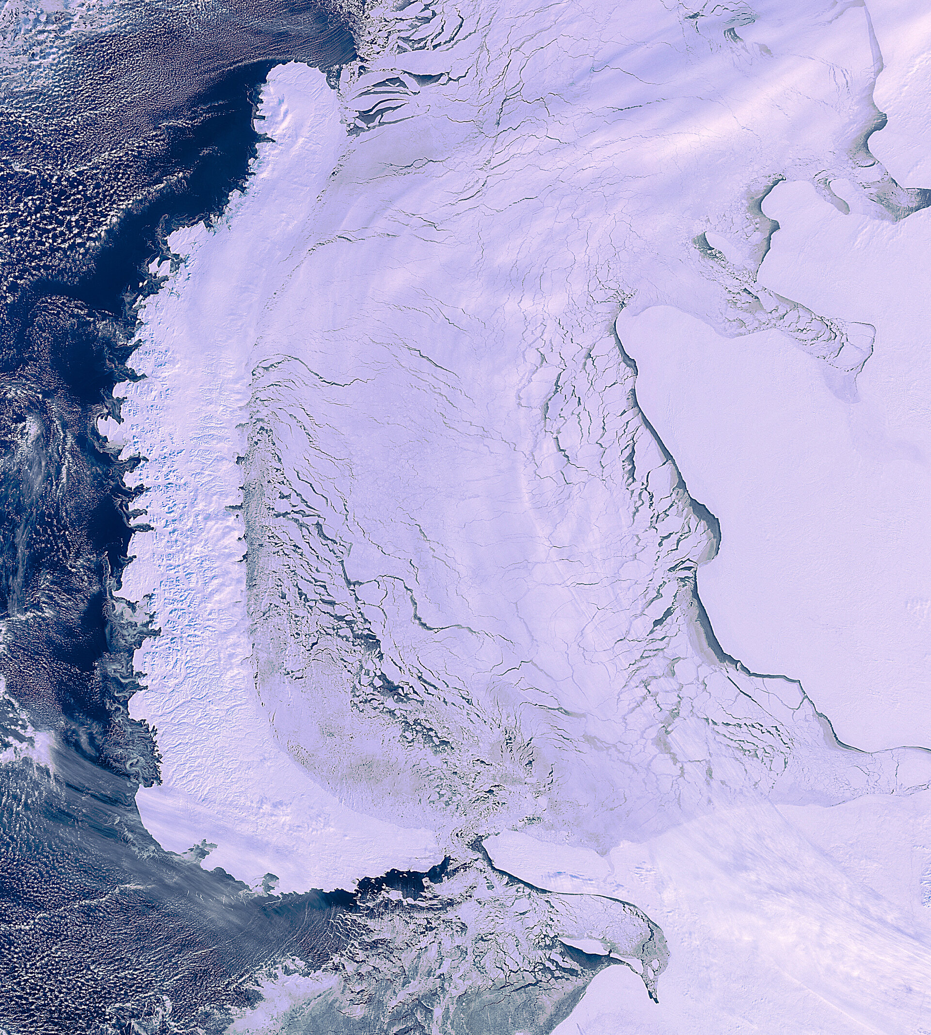 Novaya Zemlya archipelago, Arctic Circle