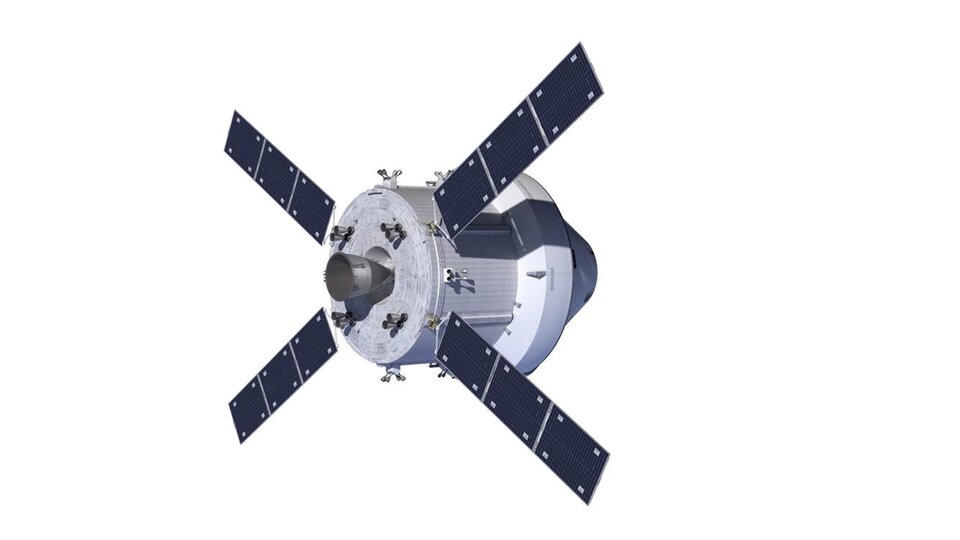 Orion-Kapsel mit Servicemodul