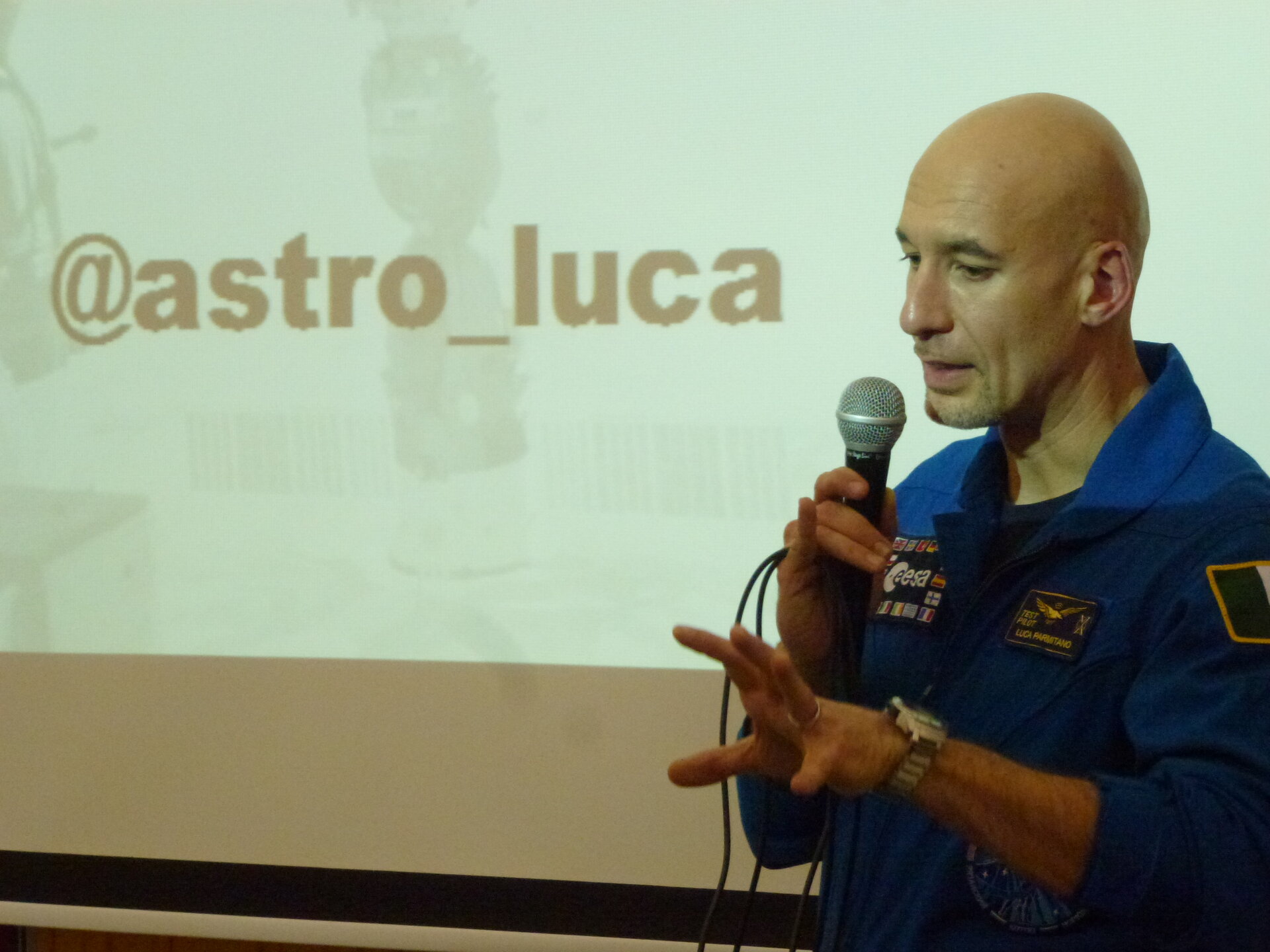 ESA astronaut Luca Parmitano (tweetup)