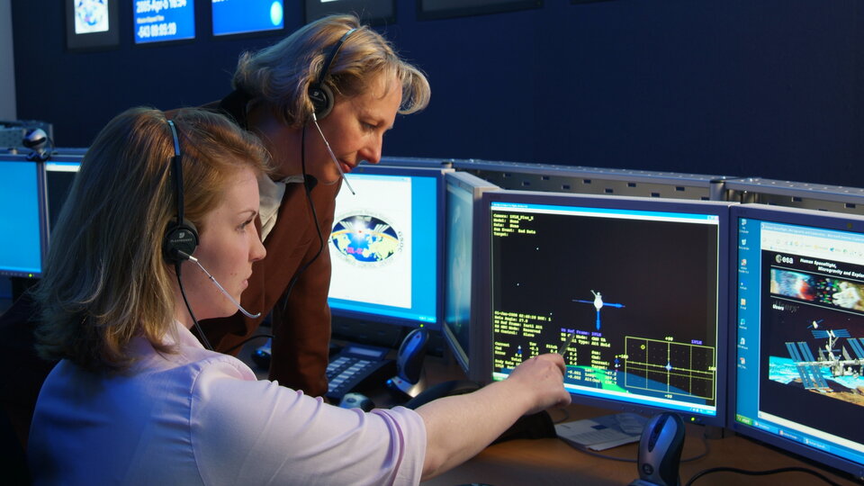 ESA flight directors at Col-CC