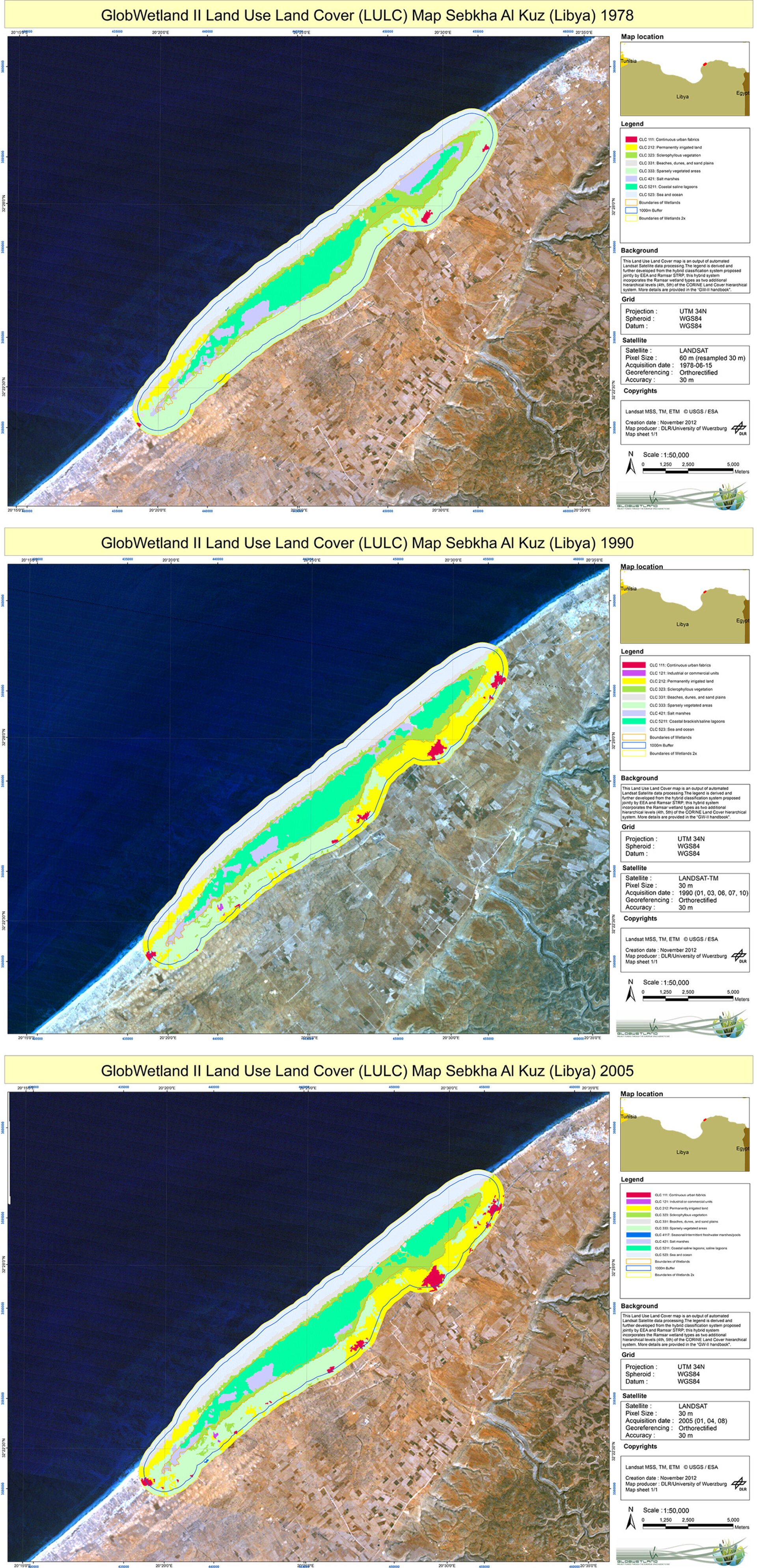 Wetland monitoring in Libya
