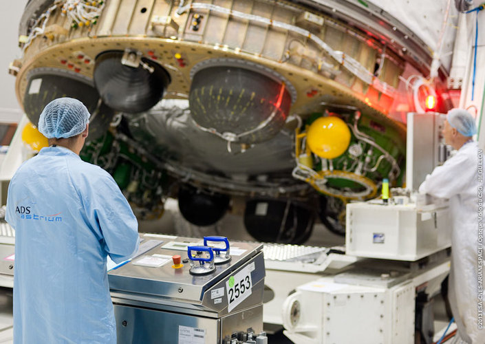 ATV-4 re-mating in Kourou