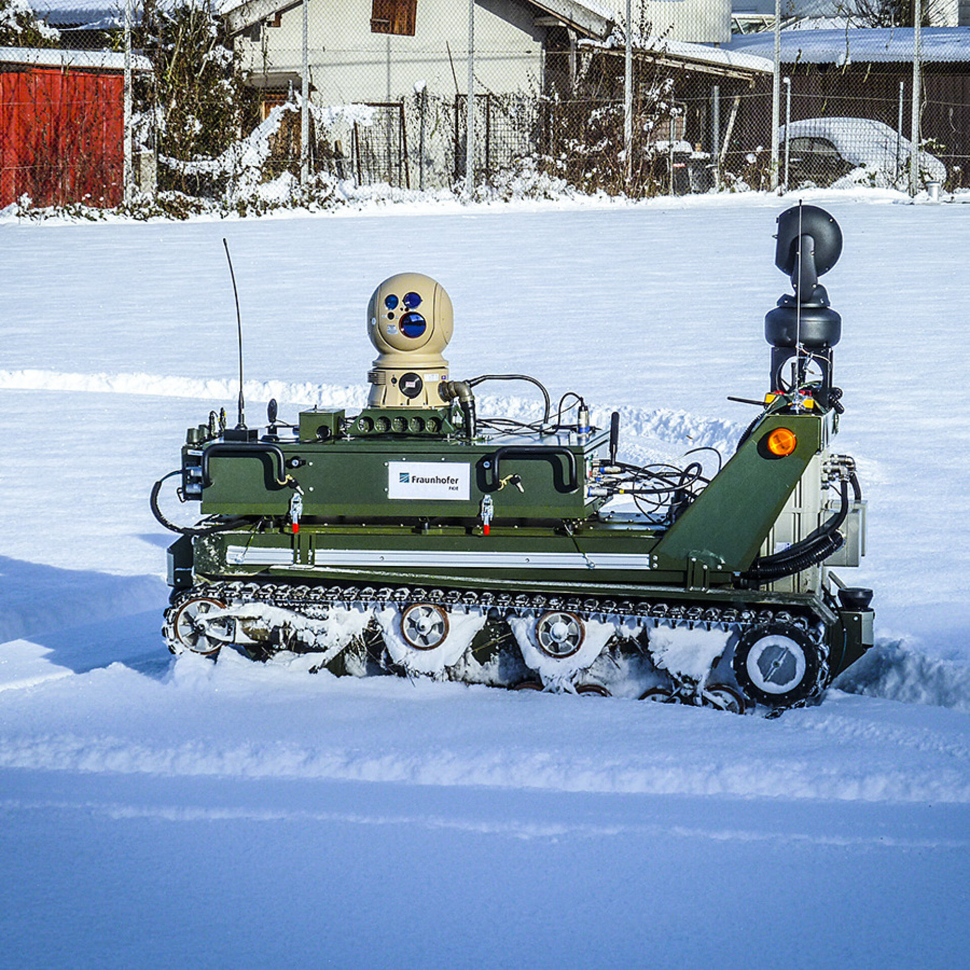 Smart robot helping police and firefighters with ESA support