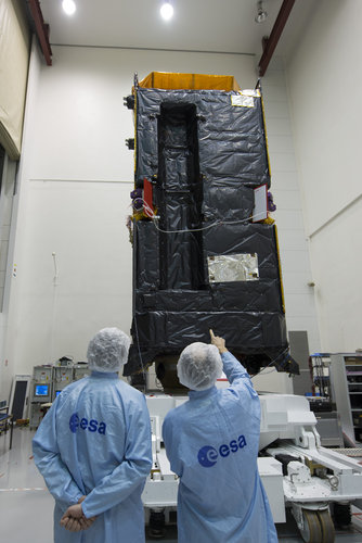 Alphasat satellite at Intespace