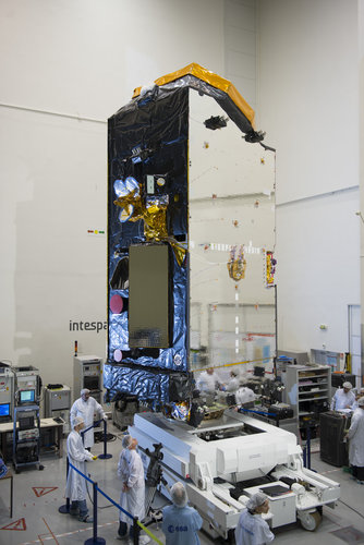 Alphasat satellite at Intespace