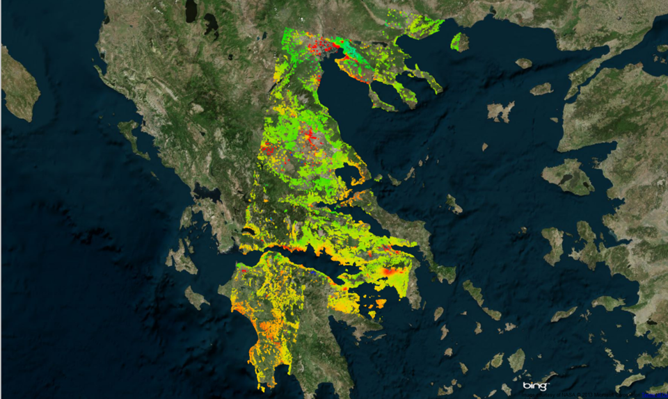 Χαρτογράφηση της μισής Ελλάδας