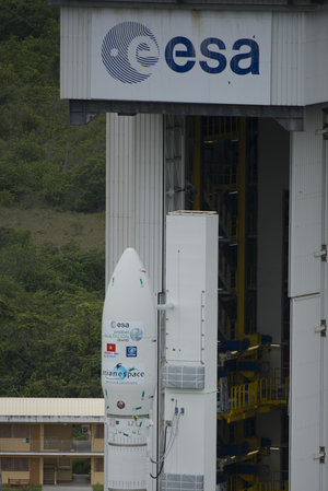 Fully assembled Vega VV02 on pad 