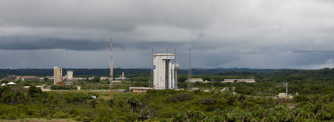 Fully assembled Vega VV02 on pad 