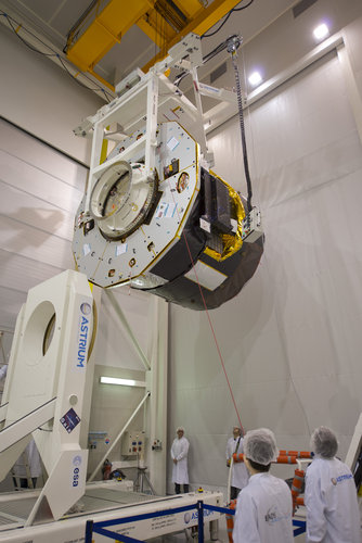 Gaia flight model during tests 