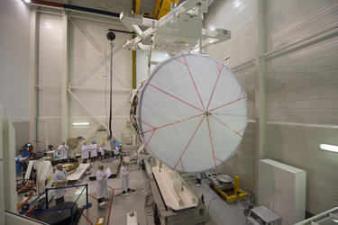 Gaia flight model during tests 