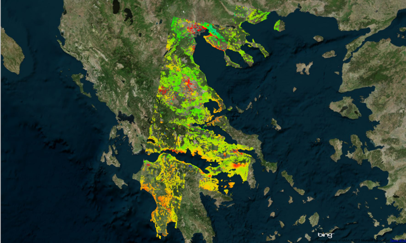 Mapping half of Greece