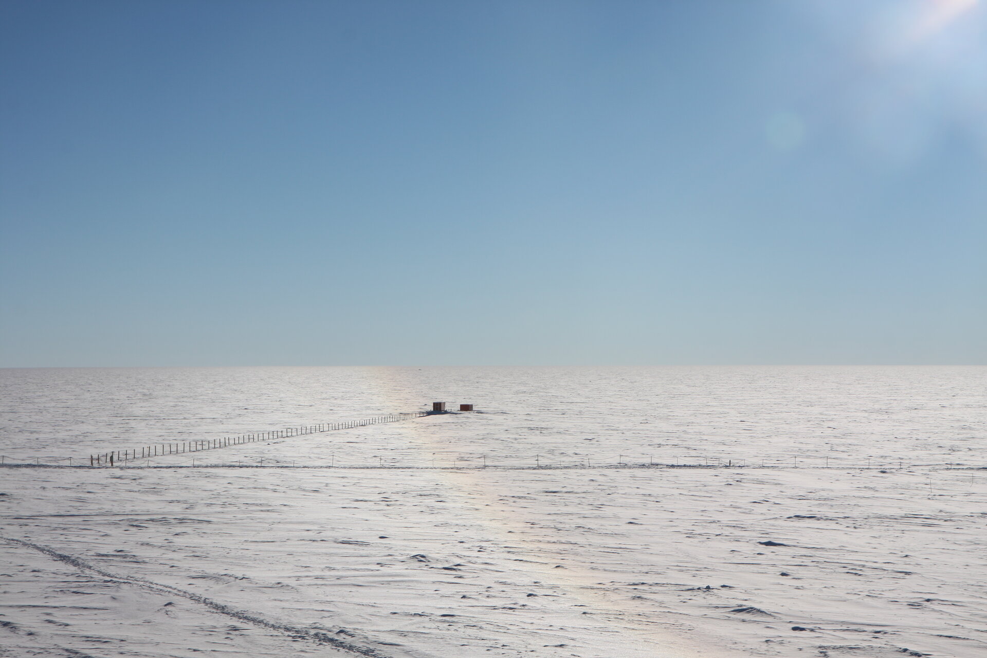 Concordia station shelters in Antarctica