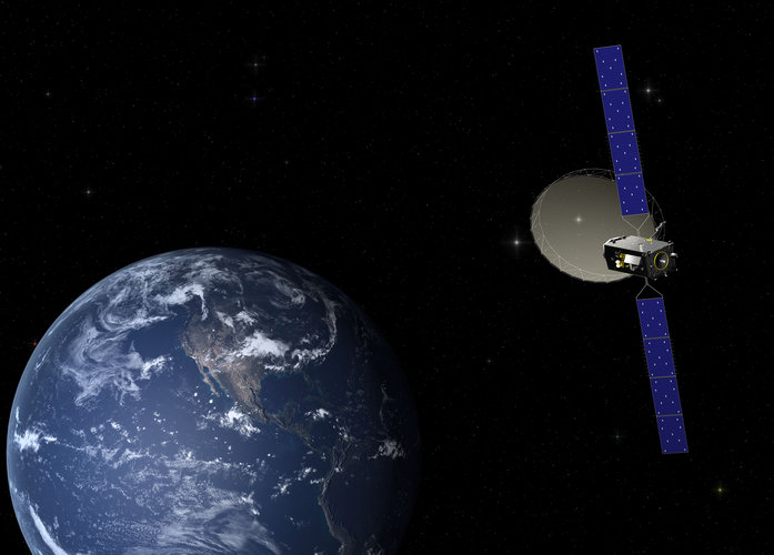 Alphasat in orbit artist impression