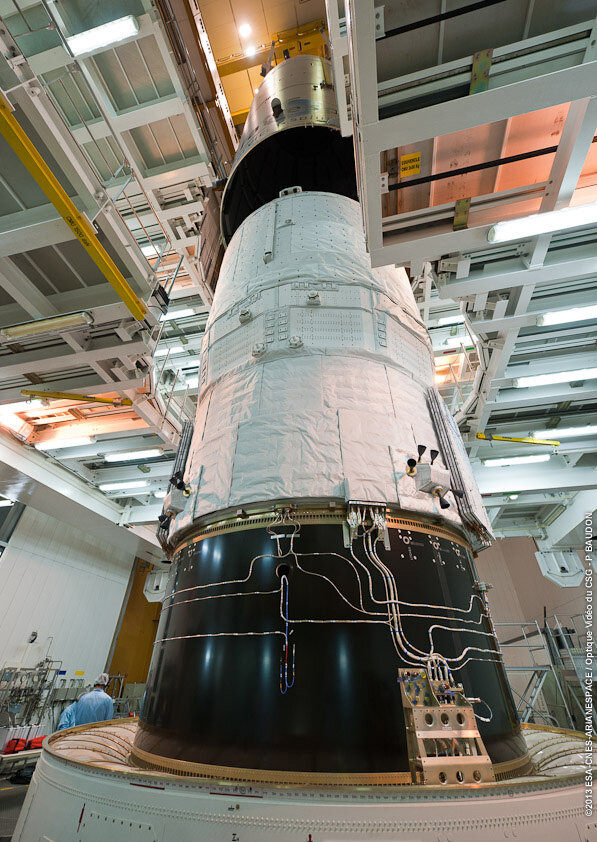 ATV-4 fully integrated for launch