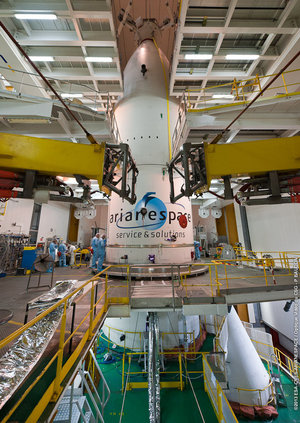 ATV-4 fully integrated for launch