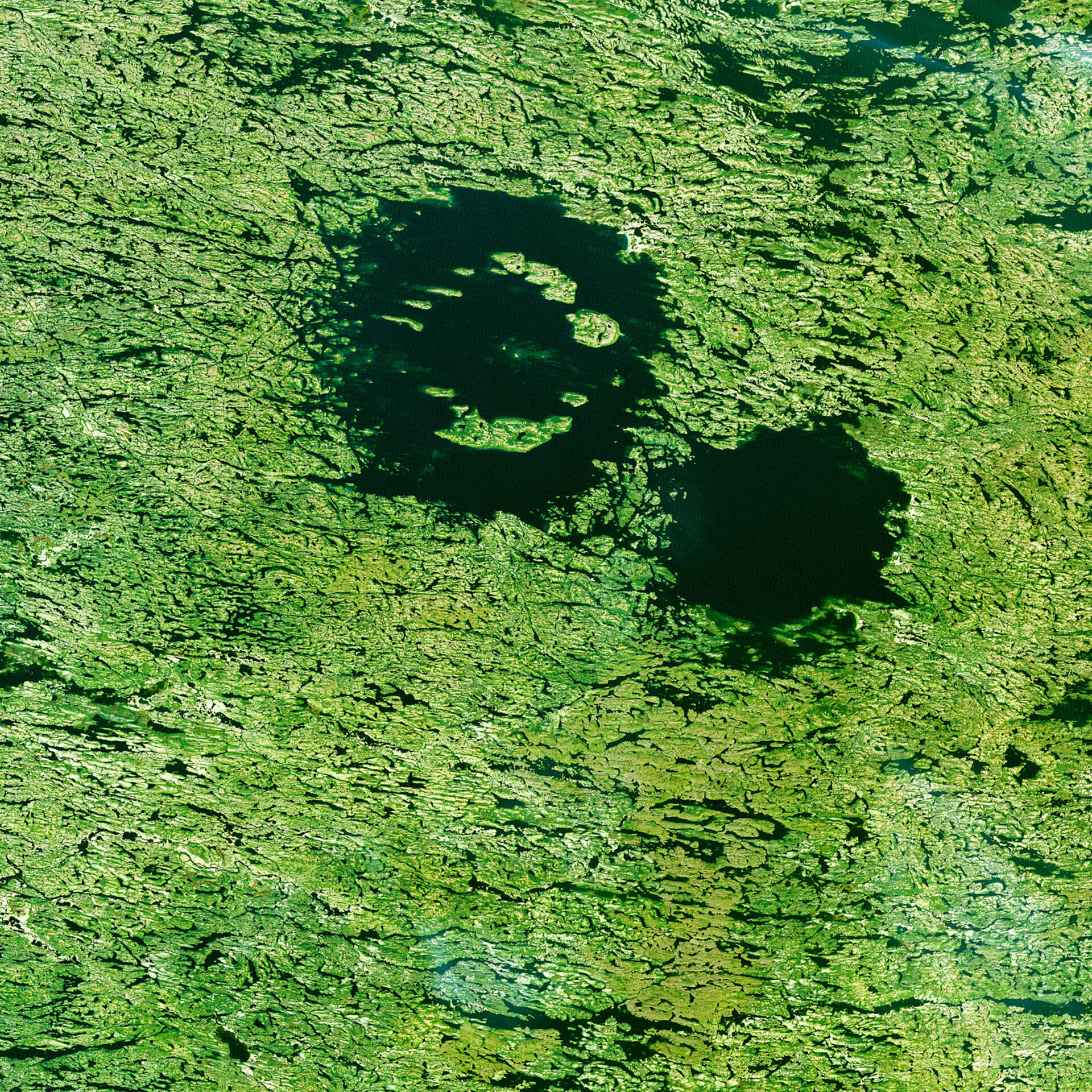 Clearwater Lakes in Canada’s Quebec province