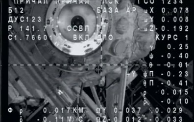 Expedition 36 TMA-09M docking with the ISS