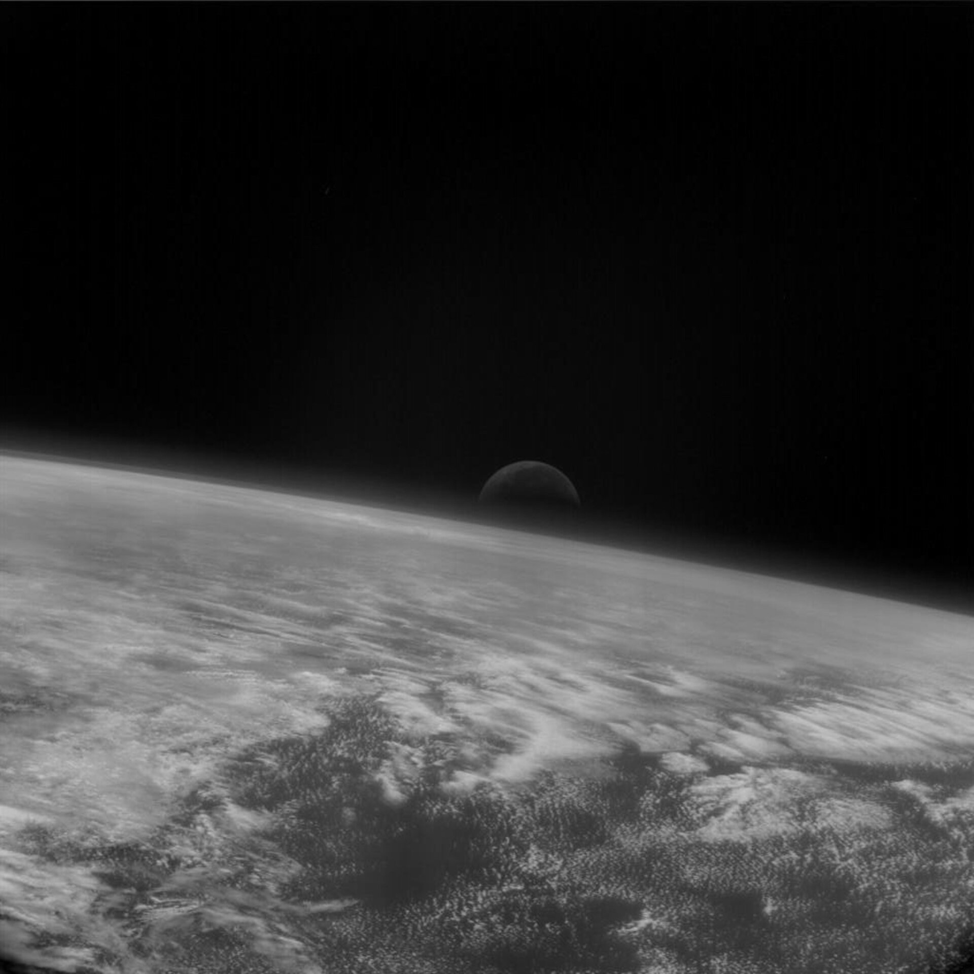 Moonrise over Earth