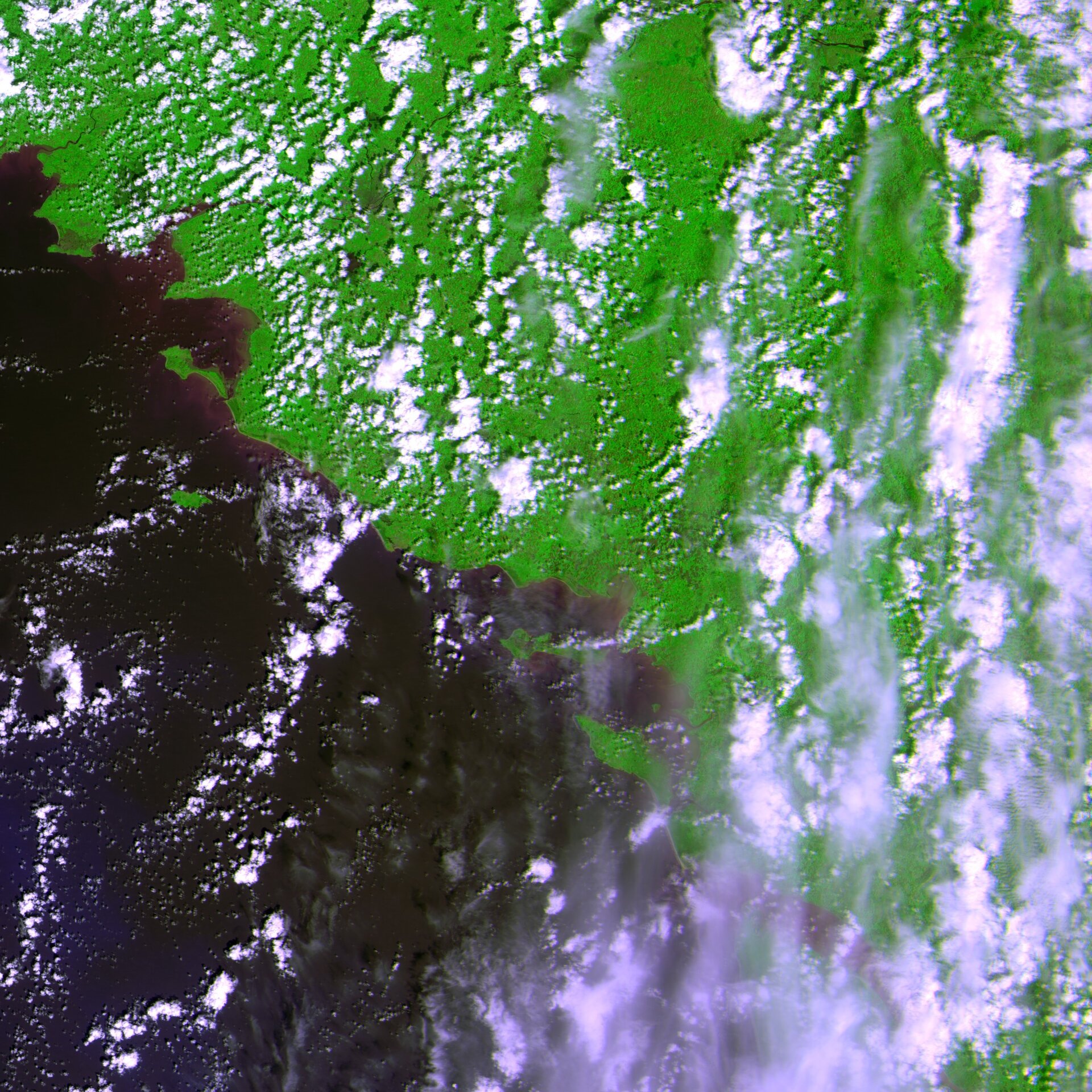 First image from the Proba-V satellite, acquired on 15 May 2013.