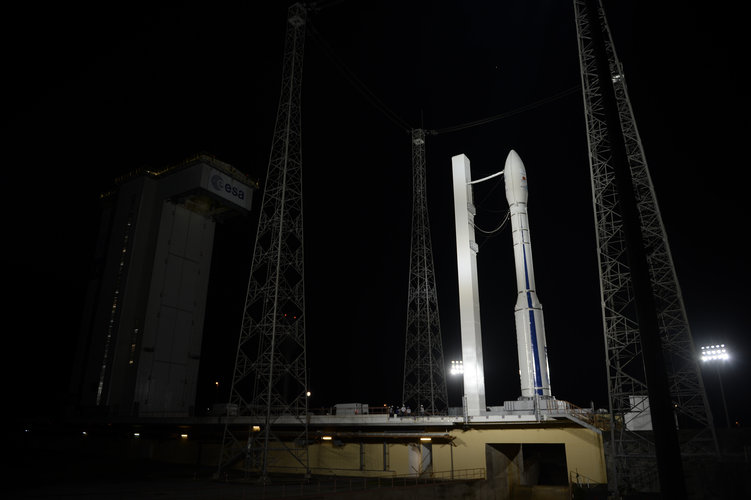 Vega VV02 ready for liftoff