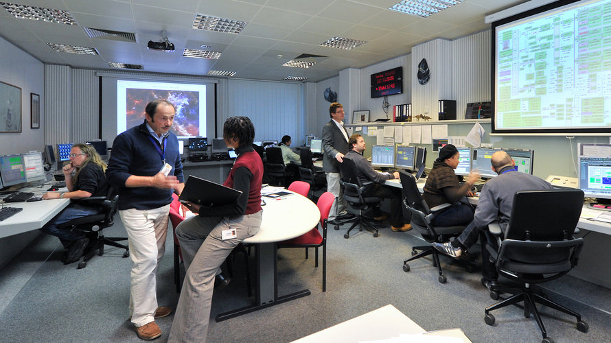 Herschel control room at ESOC