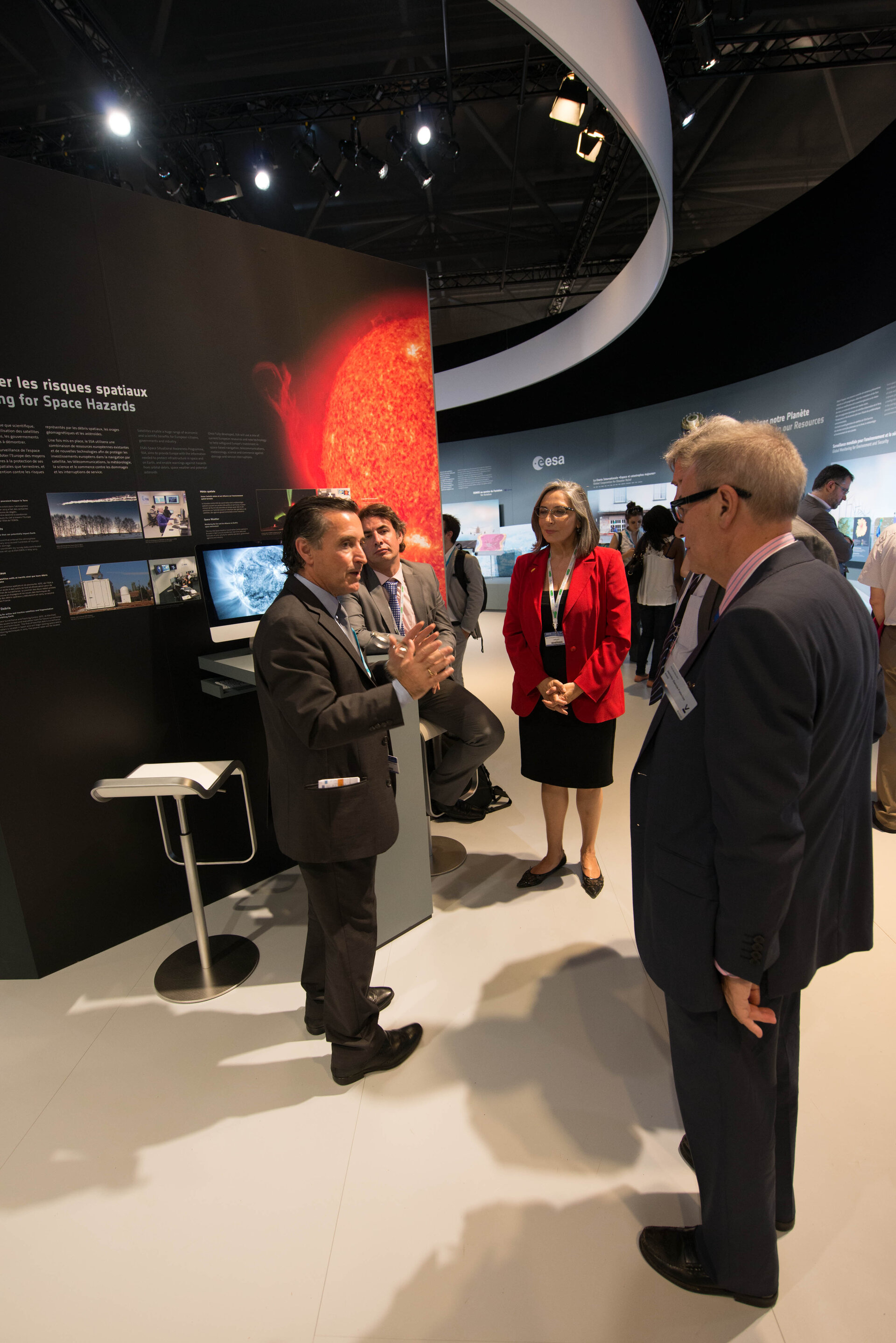 Fernando Doblas presents the ESA Pavilion