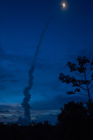 Liftoff of Ariane 5 VA213 with ATV-4