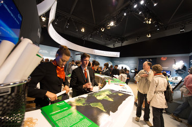 Public day at the ESA Pavilion, Paris Air and Space Show