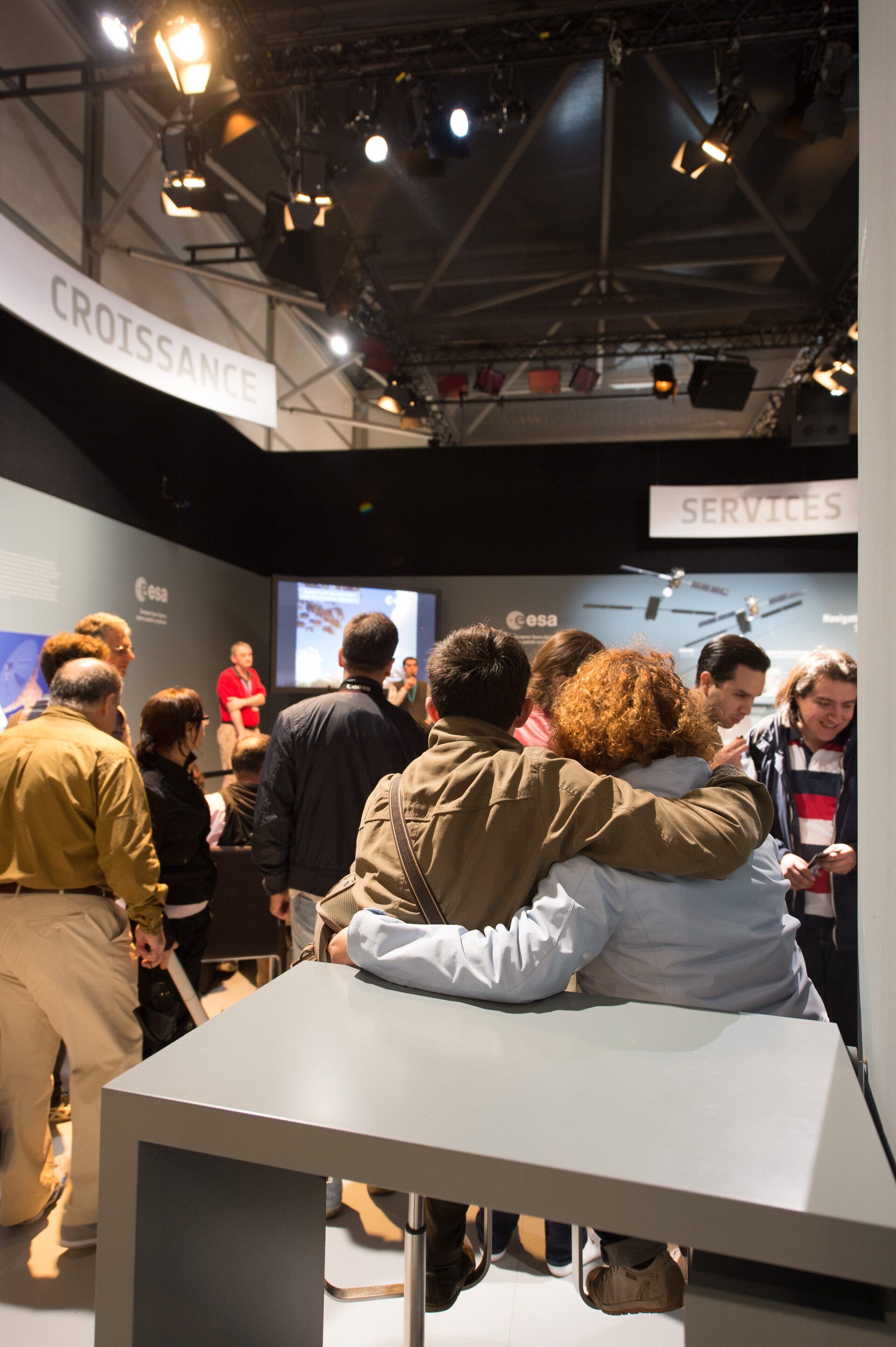 Public day at the ESA Pavilion, Paris Air and Space Show