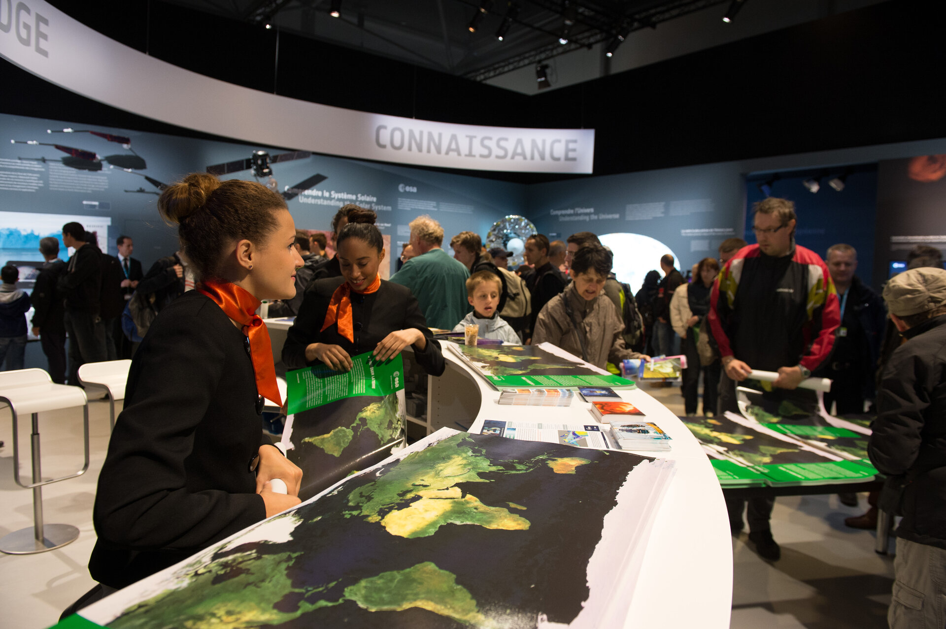 Public day at the ESA Pavilion, Paris Air and Space Show