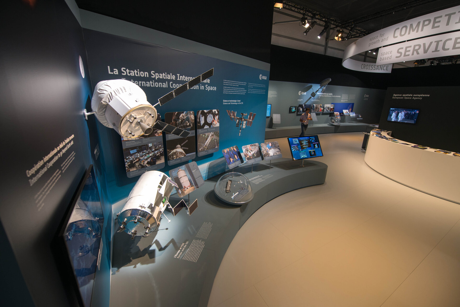 The ESA's Pavilion at the Paris Air and Space Show