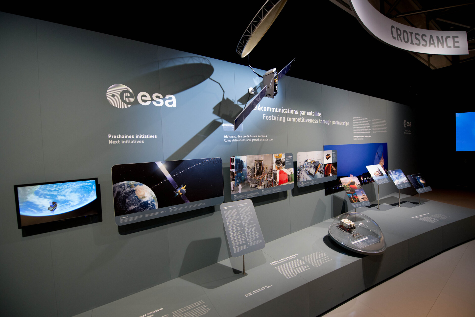 The ESA's Pavilion at the Paris Air and Space Show