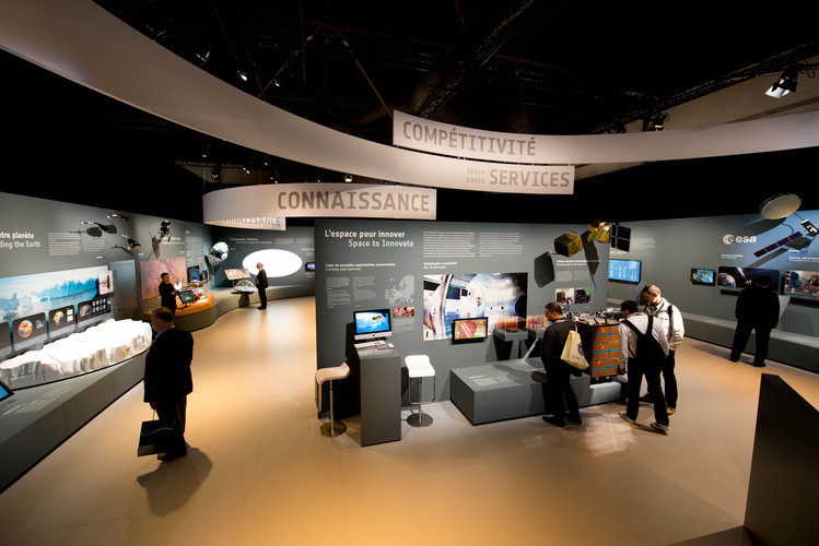 The ESA's Pavilion at the Paris Air and Space Show