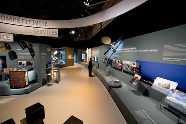 The ESA's Pavilion at the Paris Air and Space Show