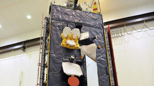 Alphasat's hosted payloads before launch. Credit: Airbus DS