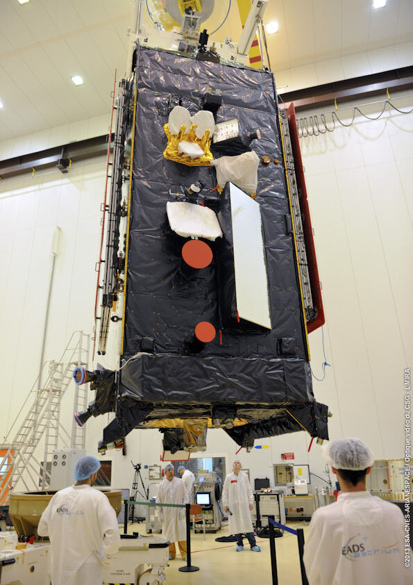 O Alphasat em Kourou