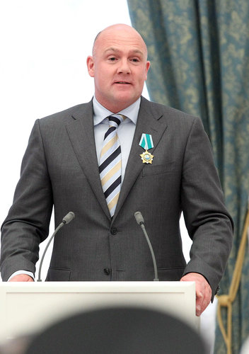 André Kuipers at award ceremony at the Kremlin, Moscow