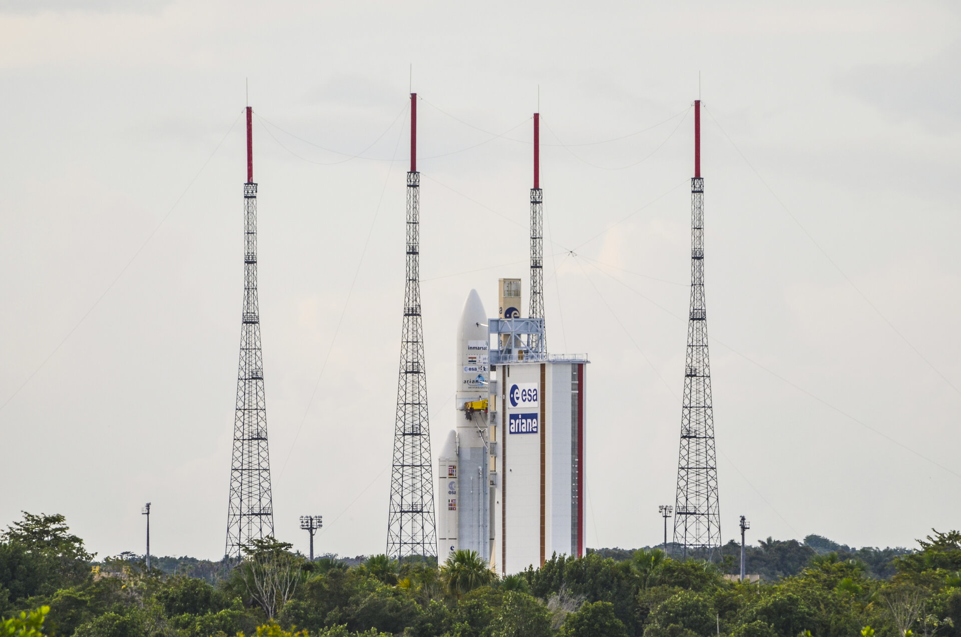 Ariane 5 with Alphasat ready for launch