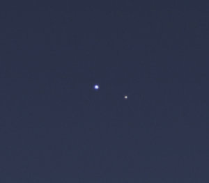 Earth and Moon close up