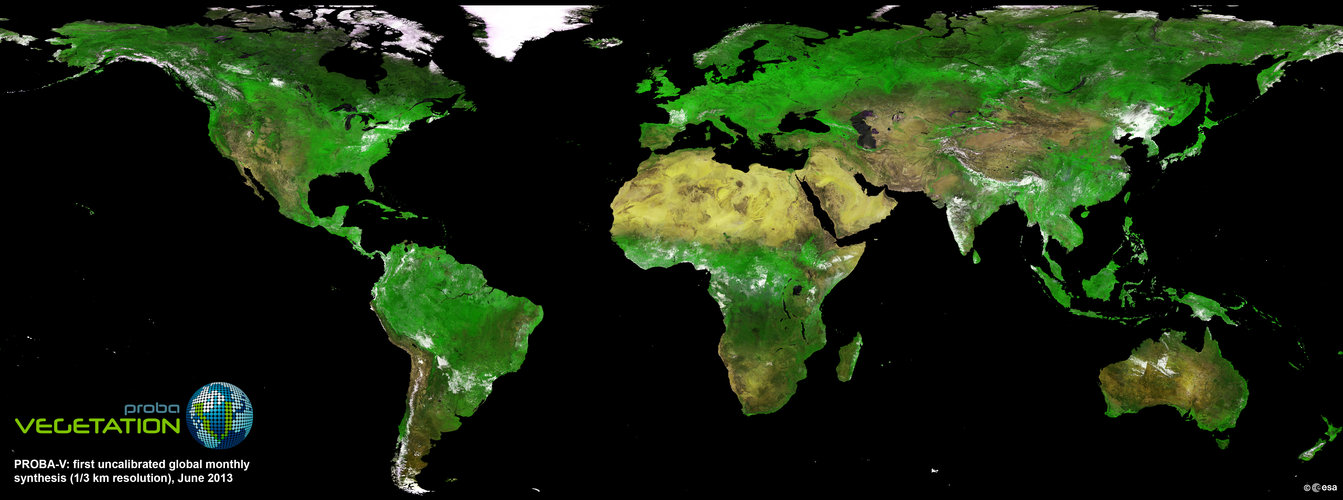 Proba-V first global map