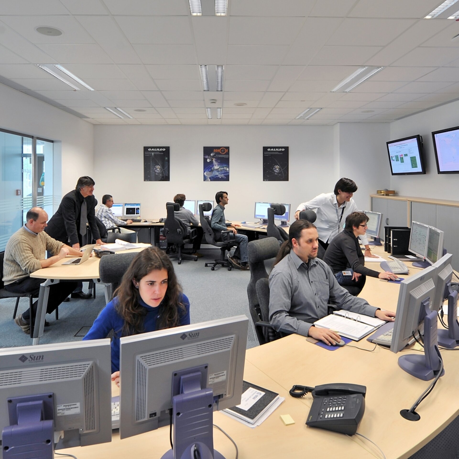 ESA's Navigation Facility calculates highly accurate navigation satellite orbits
