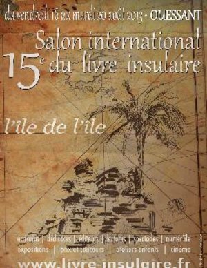 Affiche du Salon du livre insulaire à Ouessant