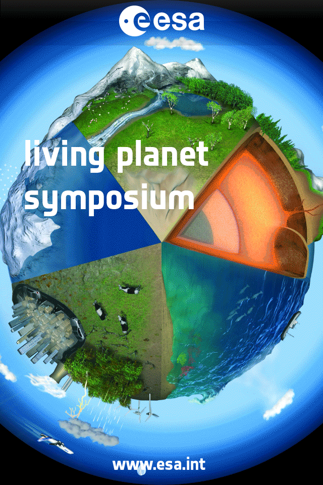 An interactive app created for participants of the Living Planet Symposium 2013