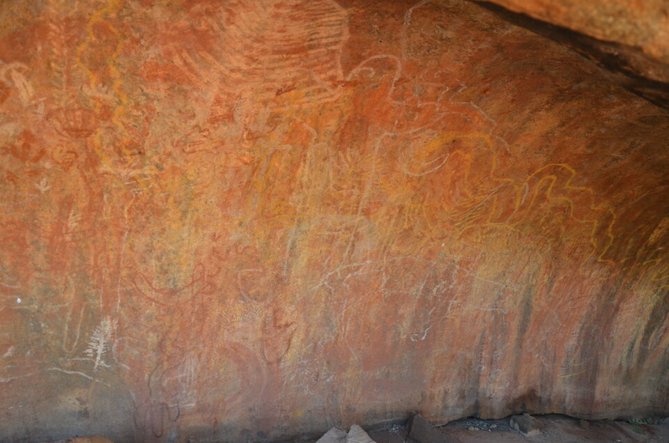 Aboriginalská malby na skále