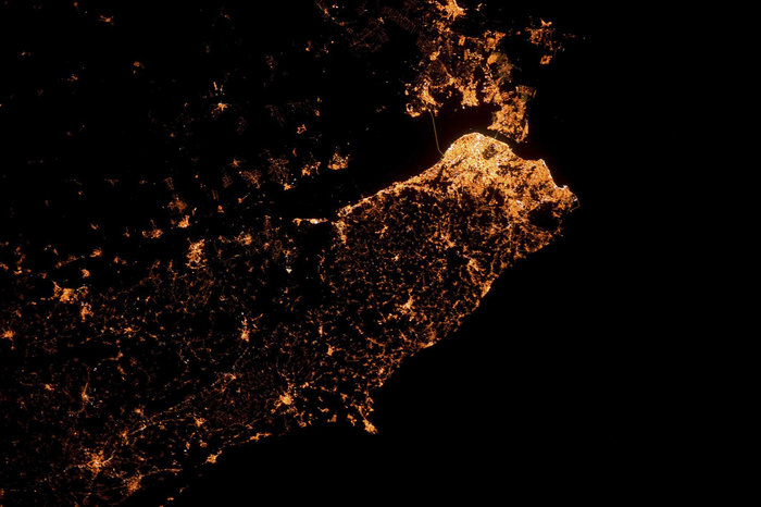 Imágenes satélite nocturnas