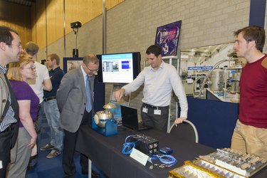 Mars sample container exhibited