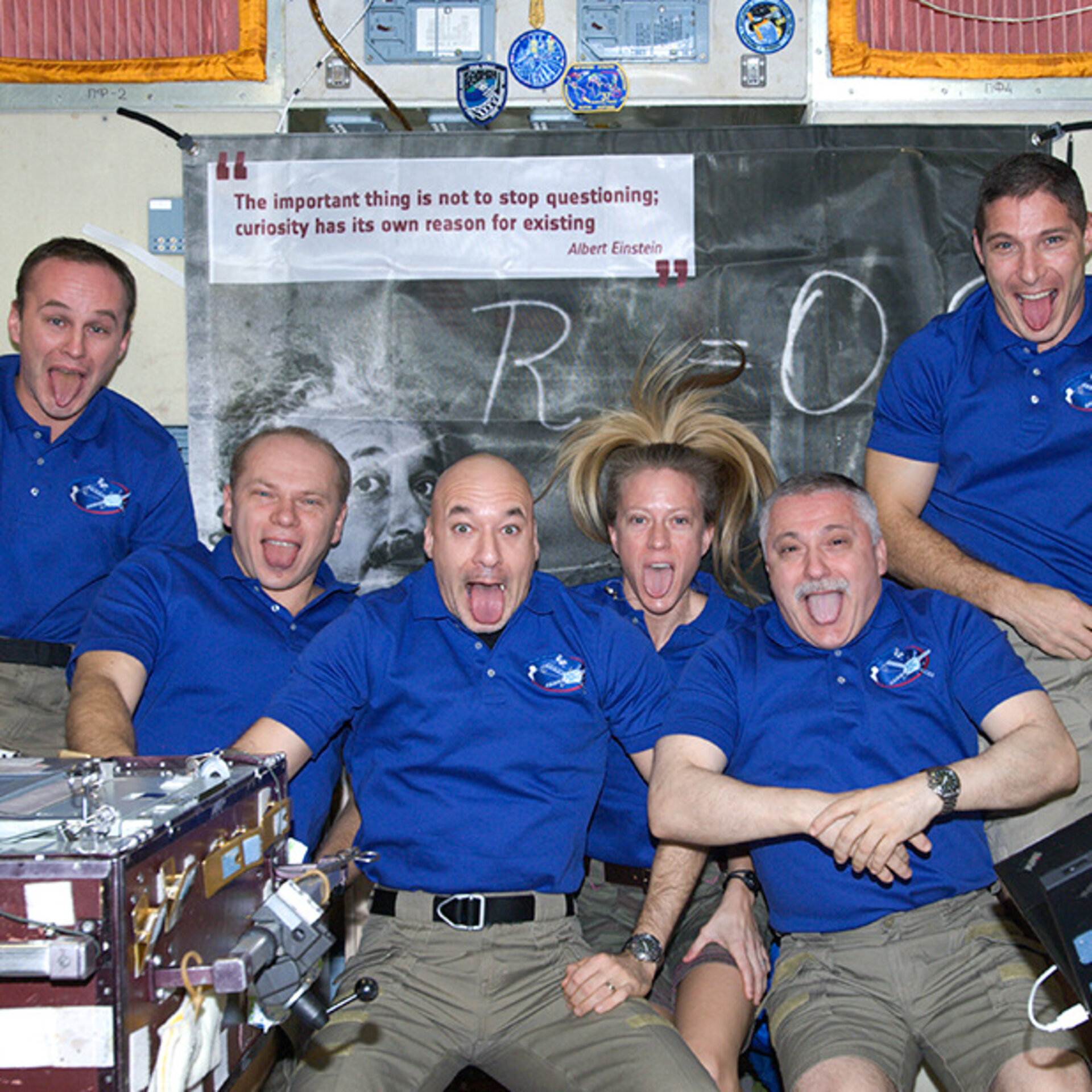 Space Station crew pay tribute to Albert Einstein