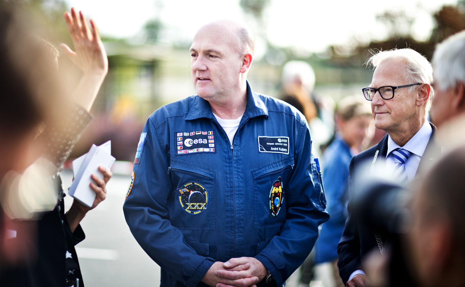 Andre Kuipers at the ESTEC Open Day 2013