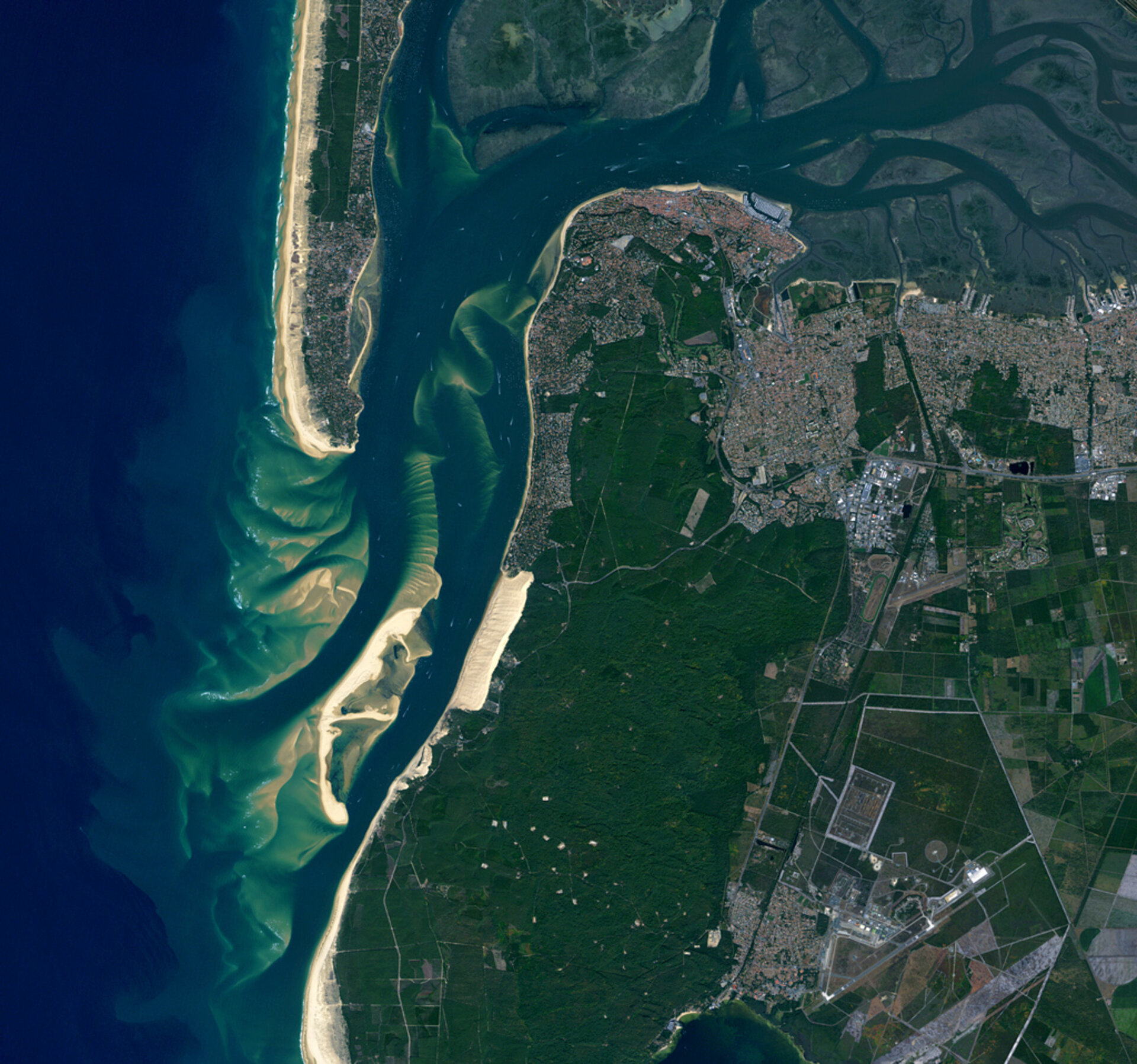 The Arcachon Bay in France’s southwest Aquitaine region