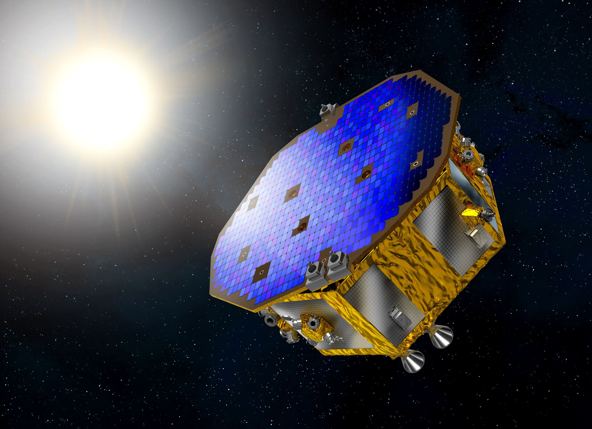 LISA Pathfinder - künstlerische Darstellung